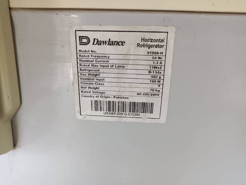 Dawlance Double Door Freezer 1