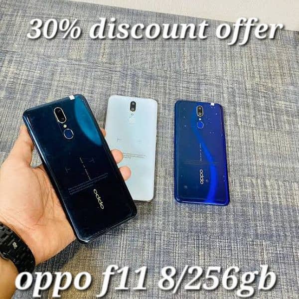 Oppo f11 8/256gb New set charger dual sim pta approved 1