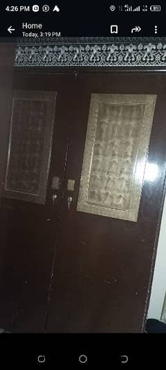 3 door wooden almari used like new