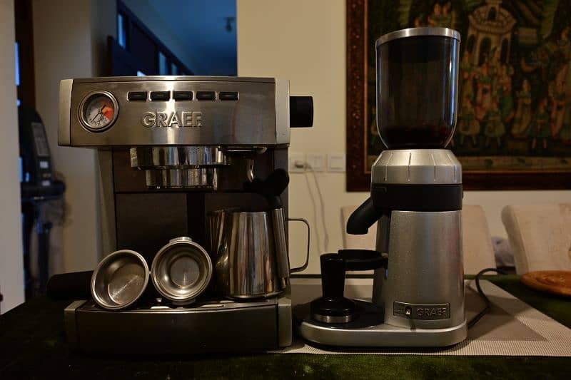 Graef Germany coffee machine + grinder 0