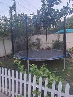10 Feet trampoline in new condition. used only 8 months 0