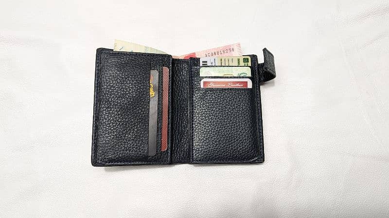 Trifold Mild Cow Leather Wallet 1