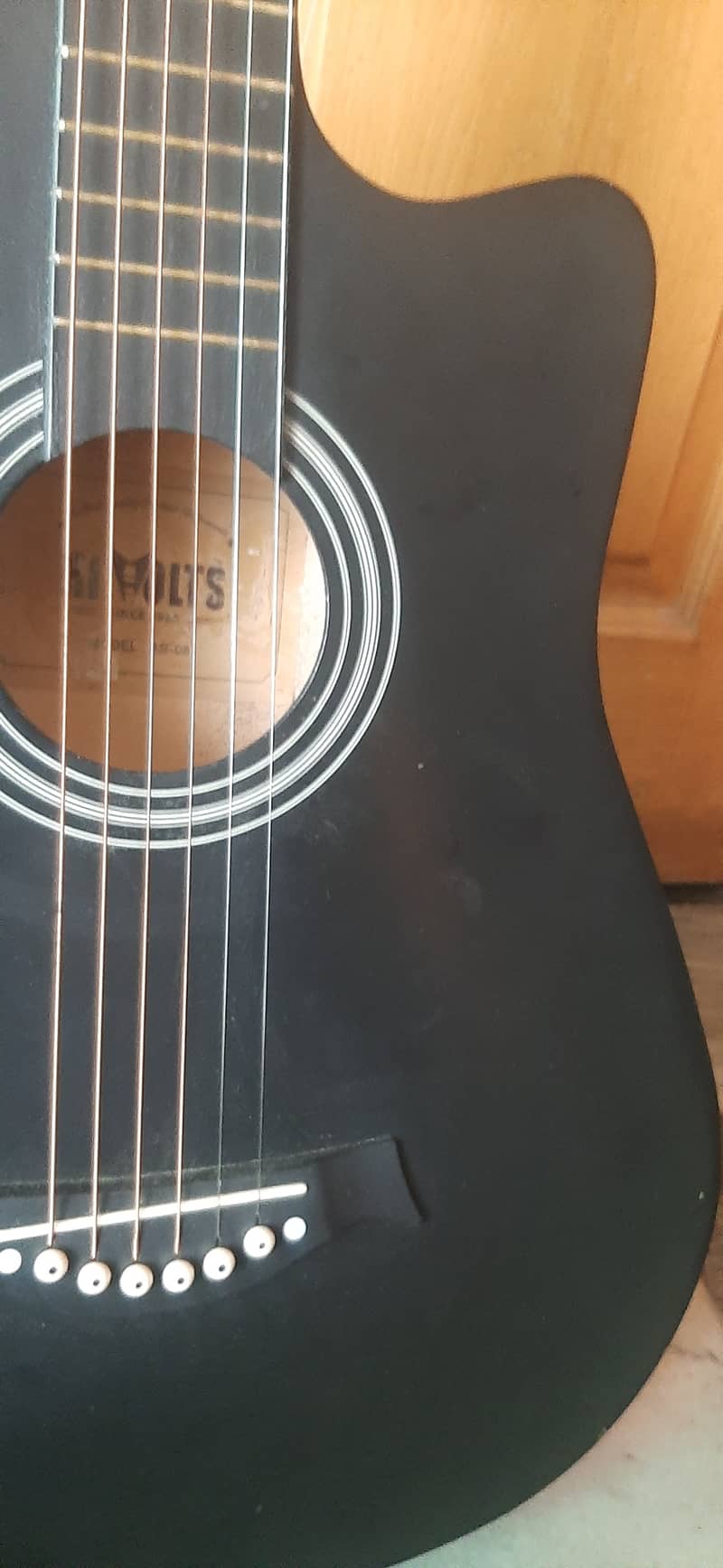 Black Acoustic Guitar 3