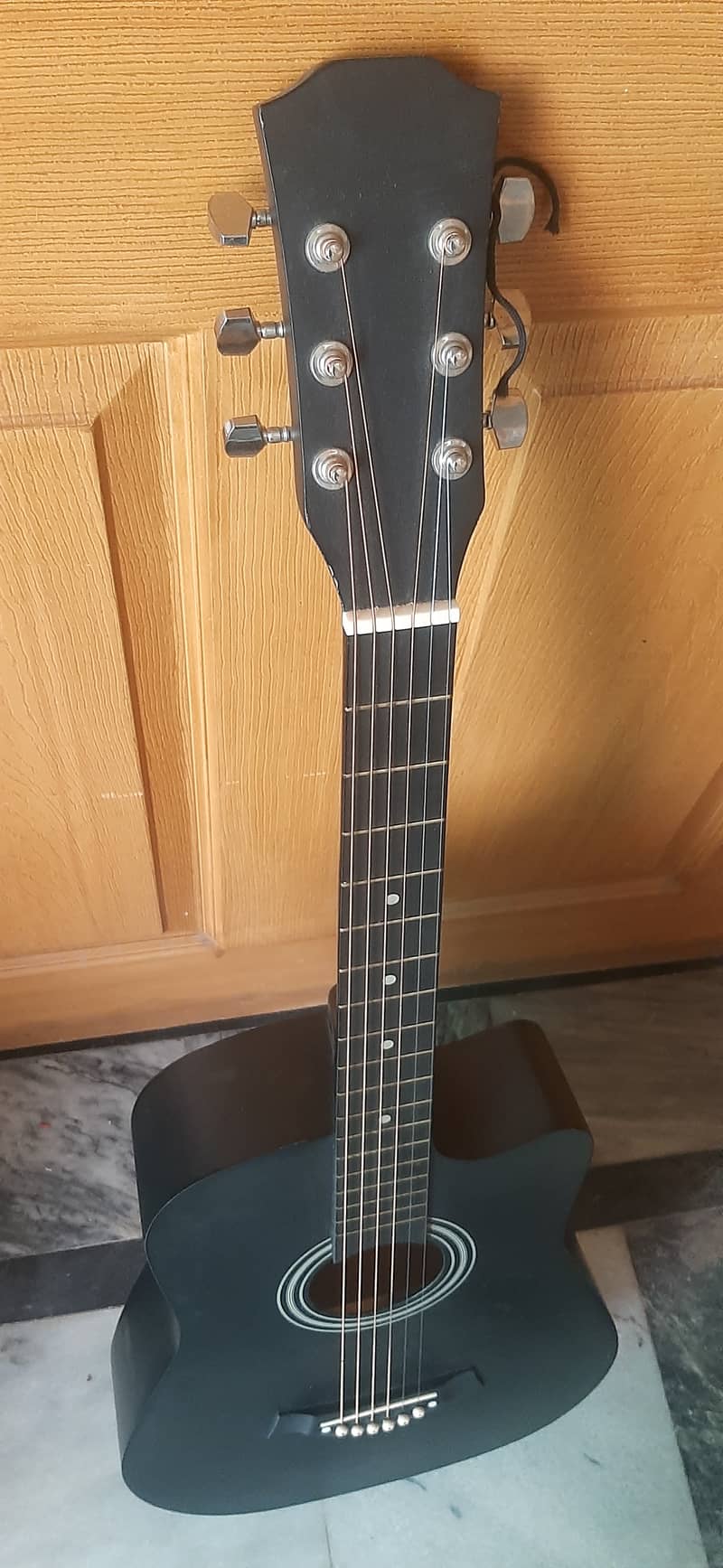 Black Acoustic Guitar 4