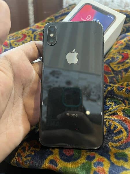 iphone X 64 gb with box PTA approved 0
