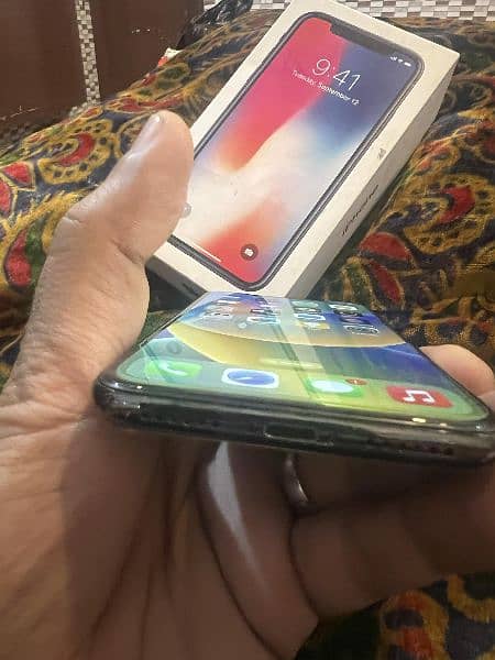 iphone X 64 gb with box PTA approved 1