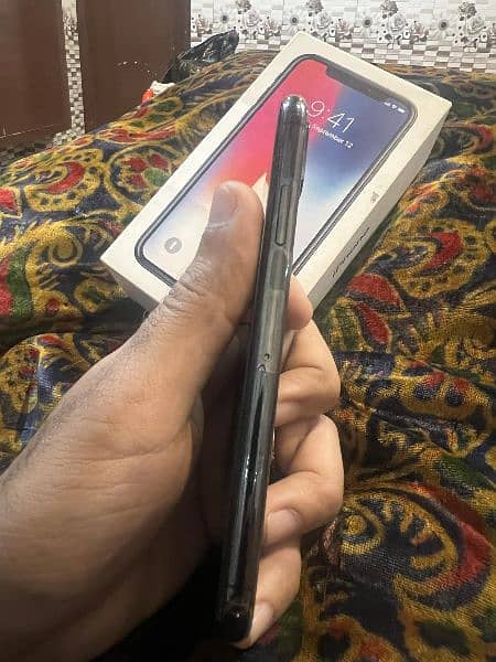 iphone X 64 gb with box PTA approved 2