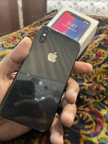 iphone X 64 gb with box PTA approved 4