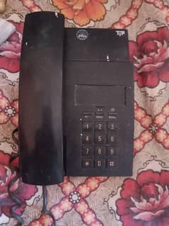 Old PTCL phone black colour only for home decor