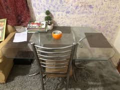 dinning table with one chair 0