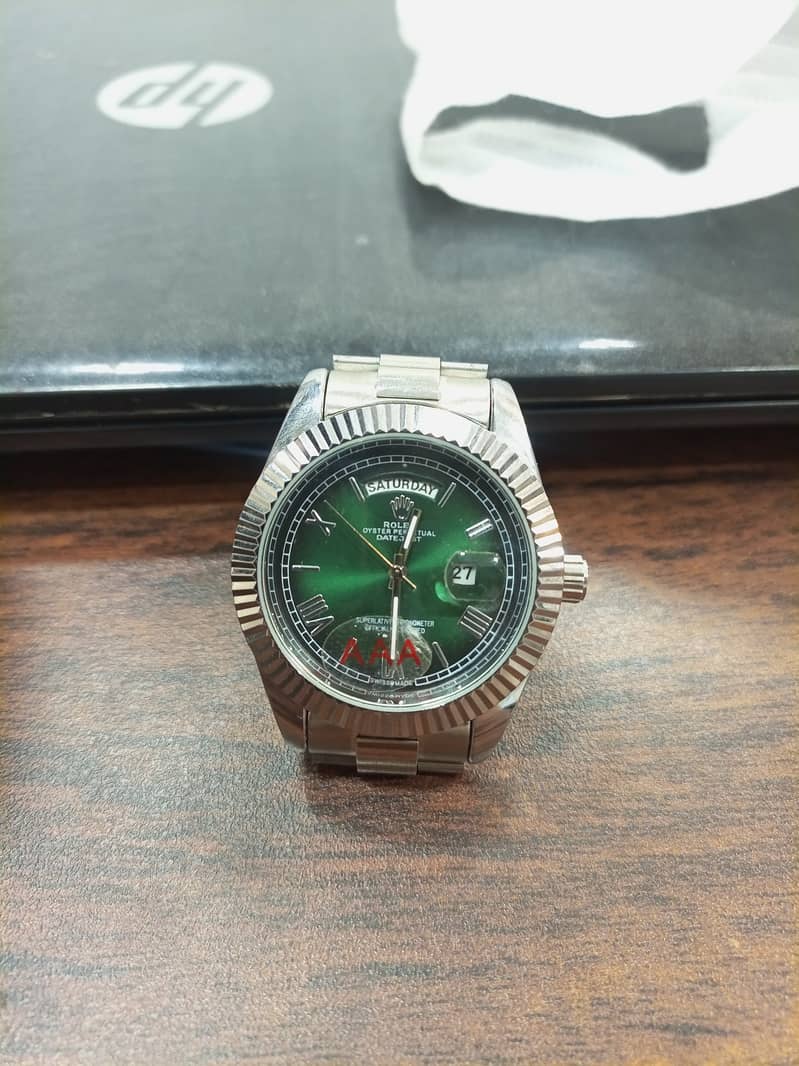 Rolex Premium Green dial watch (AAA) 3