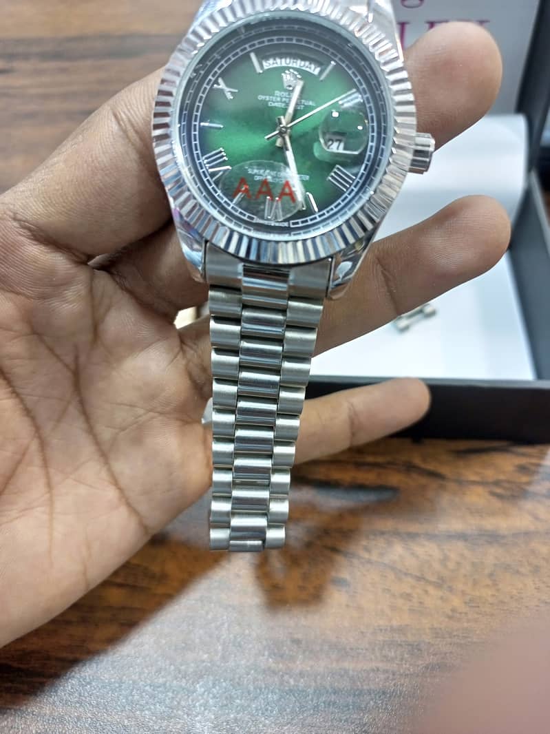 Rolex Premium Green dial watch (AAA) 6