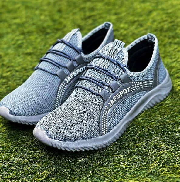 Men's Casual Breathable Fashion Sneakers -JF018, Grey 0