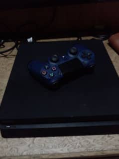 Ps4 Slim 500GB With one Controller And 2ND CONTROLLER THIRD PARTY hai