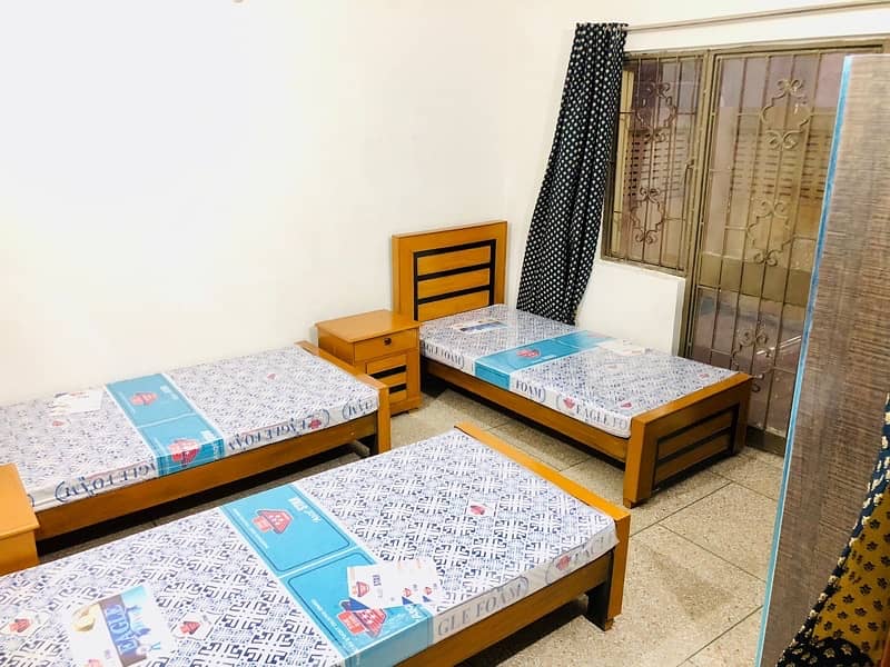 Room for rent, sharing accomodation (Hamza Boys Hostel) 1