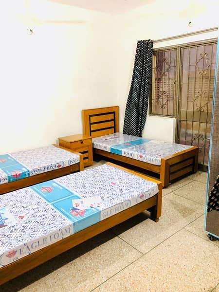 Room for rent, sharing accomodation (Hamza Boys Hostel) 2