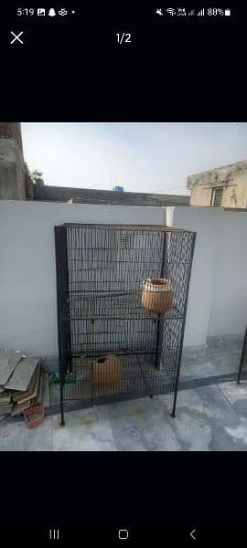2 portion bird cage 1
