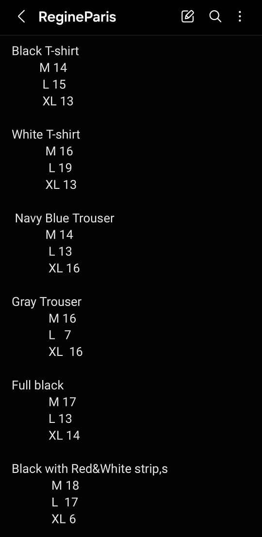 Interlock Trousers And Tee Shirt Leftover Only Wholesale Leftover 6