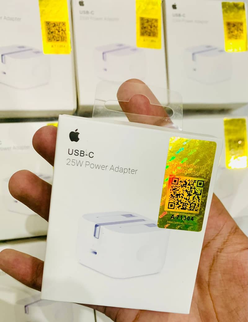 APPLE ADAPTER 20W  3pin 100% Quality Fast Charging 1
