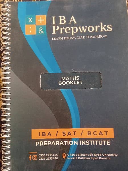 iCAP CA+ IBA Karachi test books 1