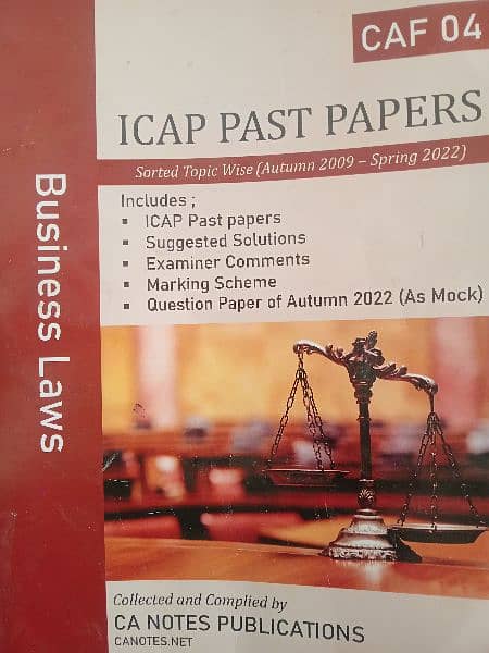 iCAP CA+ IBA Karachi test books 12