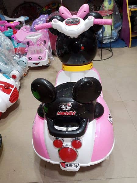Mickey mouse electric bike cartoon character with light and music 5