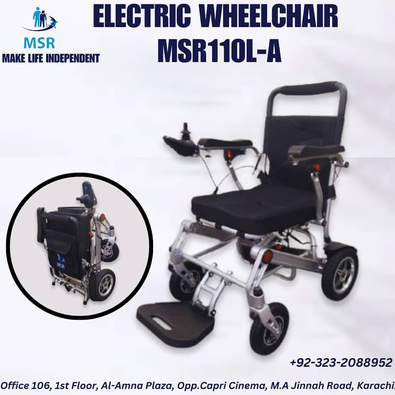 Electric Wheelchair With Warranty | Brusless Motor | Brand New 4