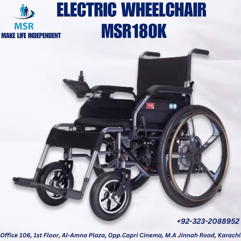 Electric Wheelchair With Warranty | Brusless Motor | Brand New 8