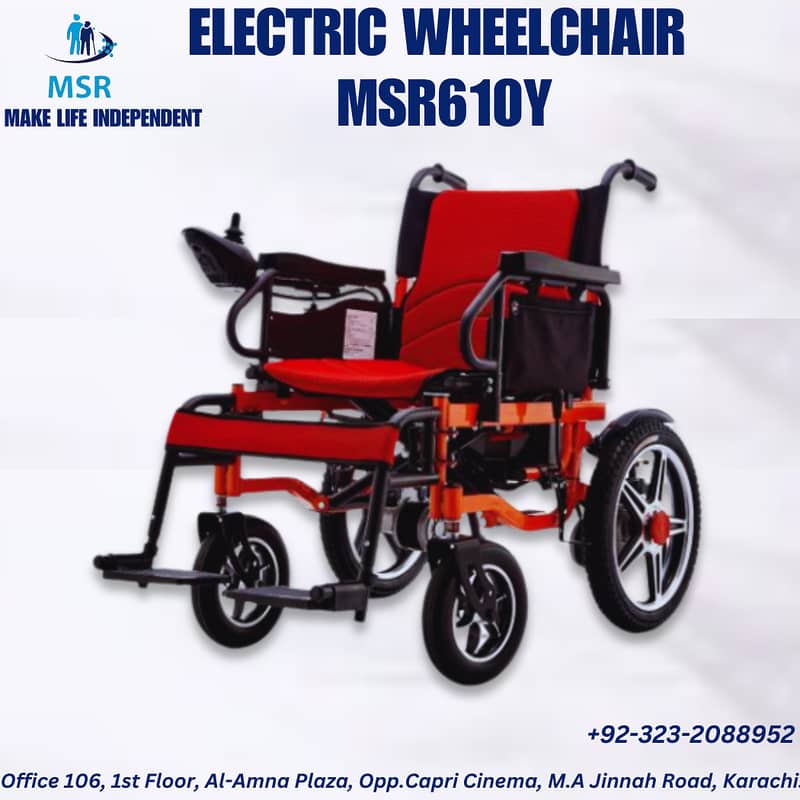 Electric Wheelchair With Warranty | Brusless Motor | Brand New 9
