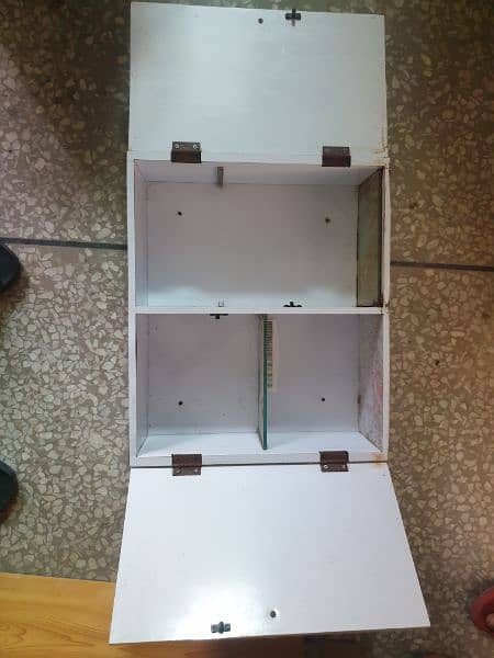 cabinet shelf in wooden white for sale 2