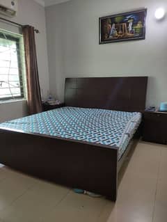 Bed Set with mattress and Dressing Table. Read full ad.