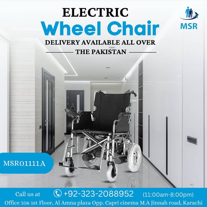 Electric Wheelchair for Sale in Karachi | Brand New | Power Wheelchair 17