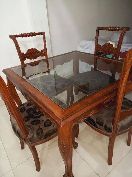 dinning table pure seesham wooden 0
