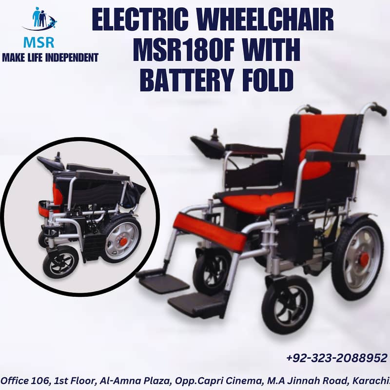 Electric Wheelchairs in Pakistan | Brand New | Warranty | MSR 1