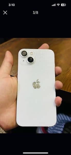iPhone 13 white colour water pack 87 health just phone 6