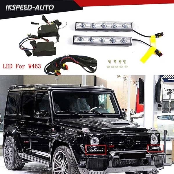 MERCEDSG-CLASS LIGHTS OR CAN BE USED IN ANY CARS ROOF 0