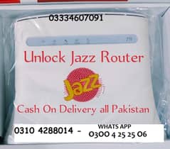 Jazz 4g router all sim work lan port limited stock O3OO42525O6