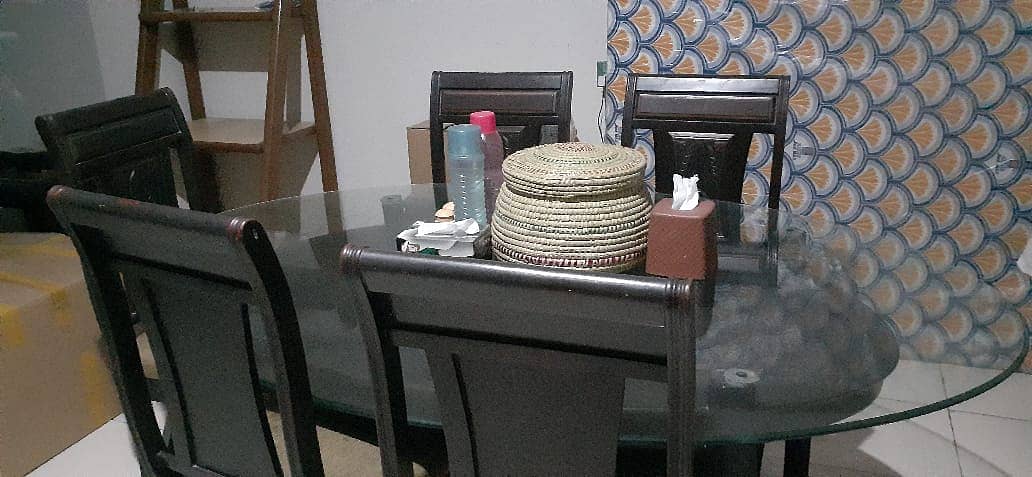 Dining table with 5 chairs  03218848082 2