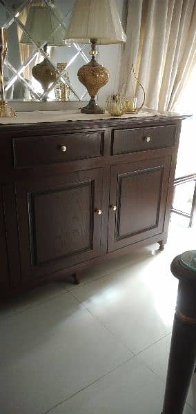 credenza 10 ft wide, 3 ft high and 2 ft deep 0
