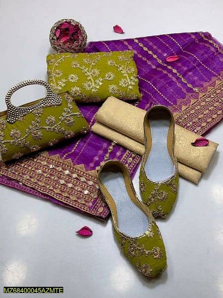 5pcs women chiffon embroidered suit/women cloth/chiffon dress 3
