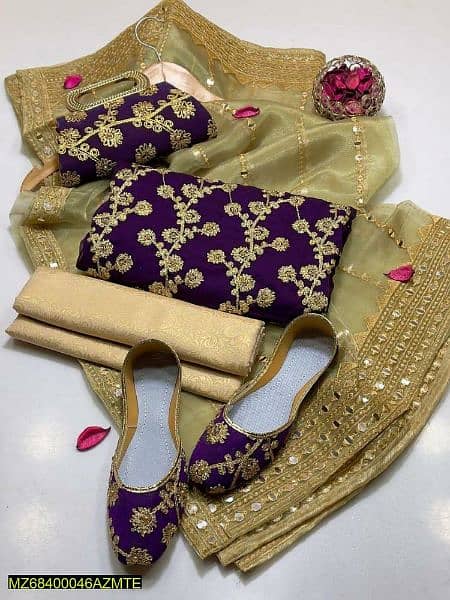 5pcs women chiffon embroidered suit/women cloth/chiffon dress 5