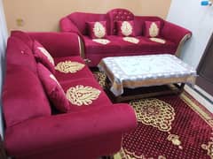 sofa set/6 seater/table set/kaleen/rug/carpet/center table/side tables