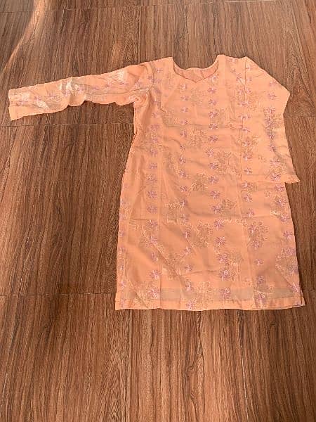 peach colour used shirt but in very good condition for sale 2