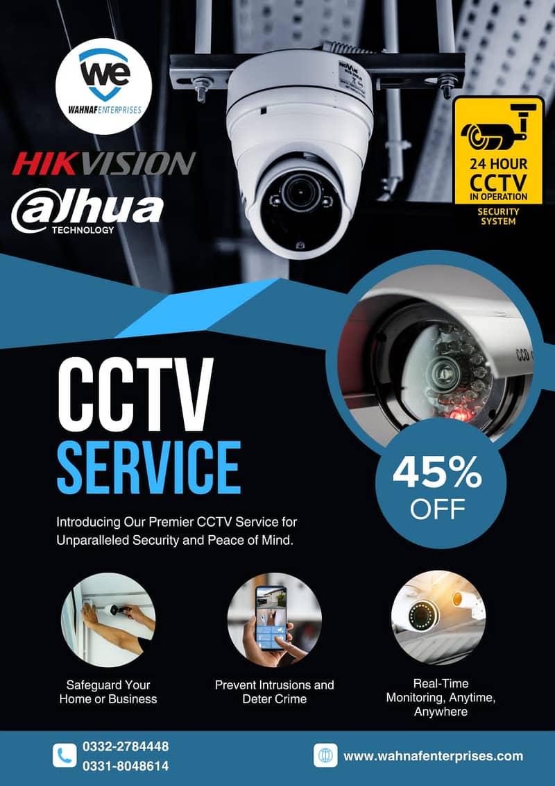 CCTV Security Cameras Installation/CCTV camera Services to all karachi 1