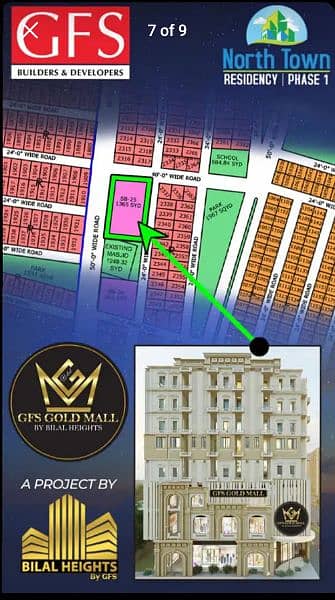 North Town Residency Phase 1 Gold Block GFS GOLD MALL 1