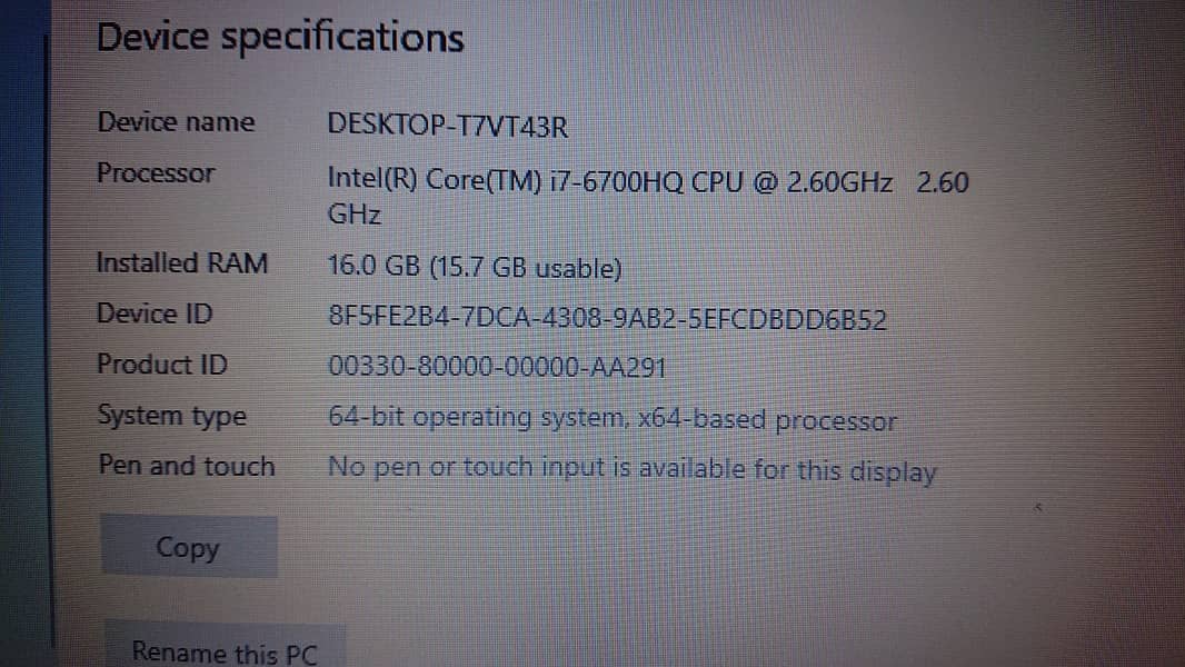 Dell Precision 3510 5