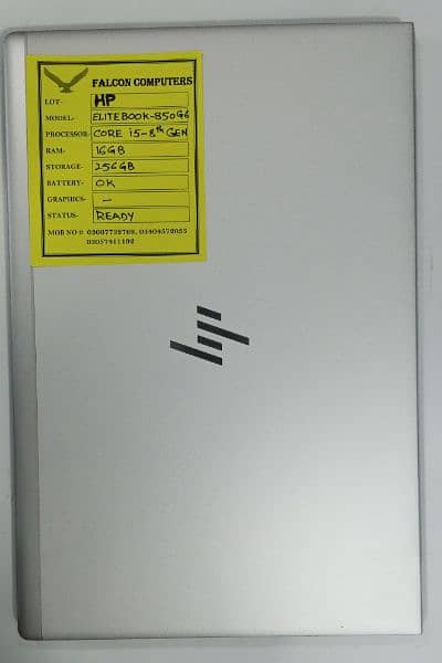 HP ELITEBOOK 850G6 Core i5 - 8th Gen 16