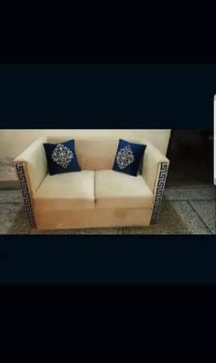 Versace Style Sofa with cushions