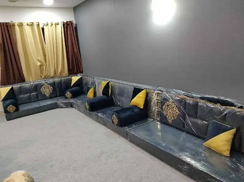 Floor Pillows, Ottoman & Rug,modular Floor Sofa,arabic Majlis - Etsy 14