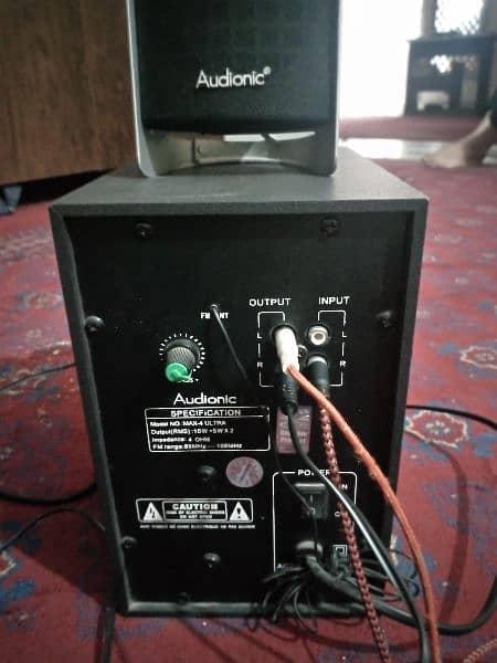 AUDIONIC BASS BOOSTER SPEAKERS/BASS CONTROLLING OPTION/GAMING/ FOR TV 7
